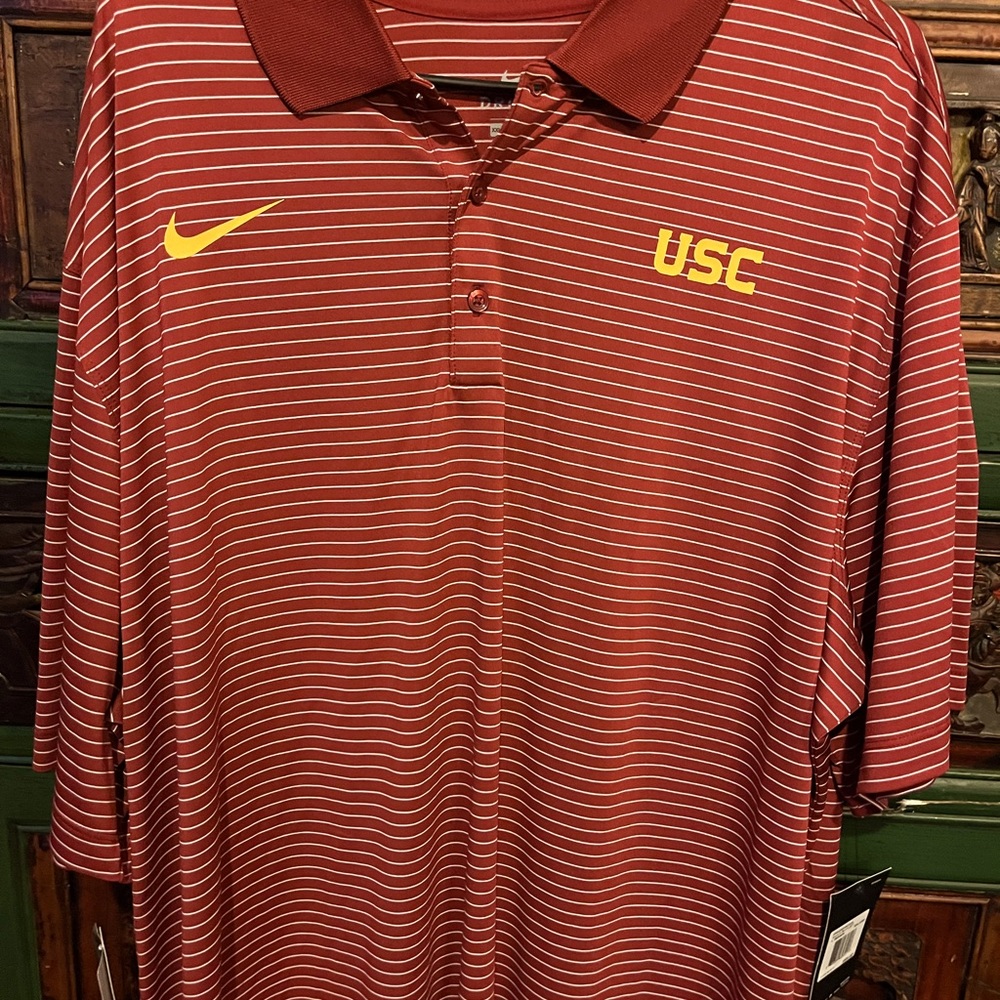 “NEW” Dri Fit Crimson Red USC XXL still with tags paid over $65.
